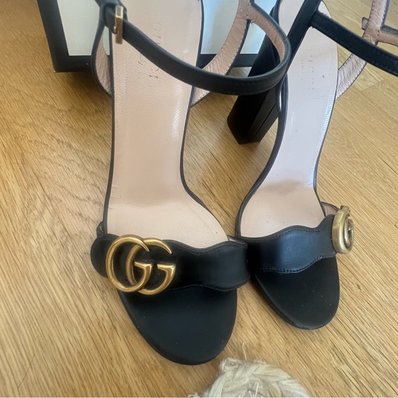 Gucci Black Marmont 105 Heel - Picture 5 of 11